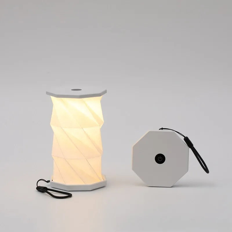 Portabel campinglampa – vikbar LED-lampa för tält och camping