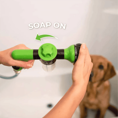 CLEANDOG Hydro Jet Hunddusch med Skumfunktion