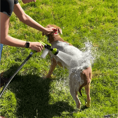 CLEANDOG Hydro Jet Hunddusch med Skumfunktion