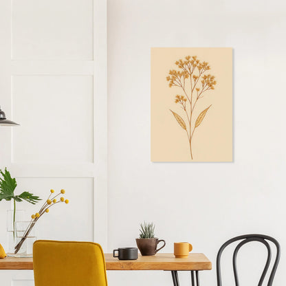 Frukter – Golden Botanical Print on Premium Semi-Gloss Poster