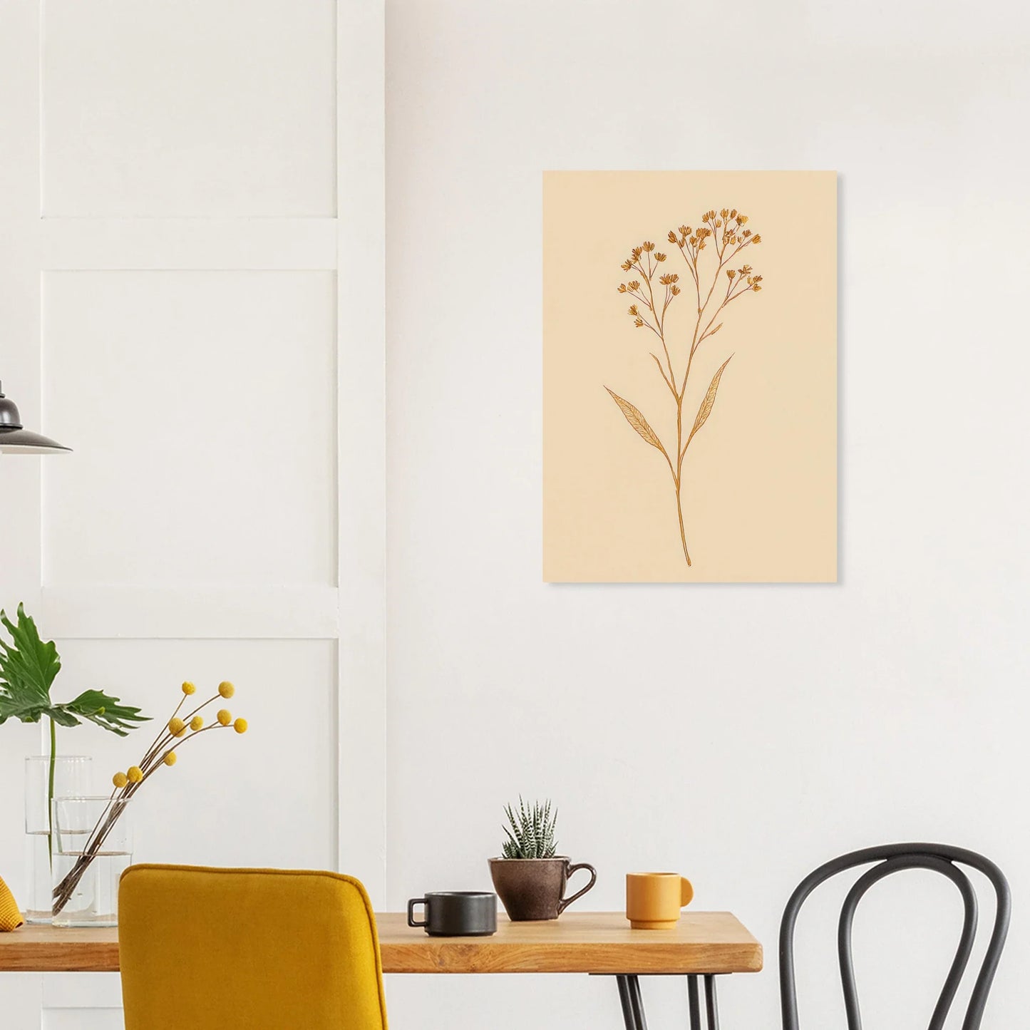 Frukter – Elegant Botanical Line Art Print on Premium Halvblankt Paper