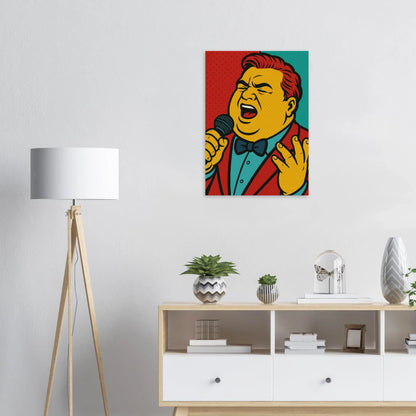 Pop Art Poster: Retro Glamour Wall Art in Vibrant Hues, Available in Various Sizes