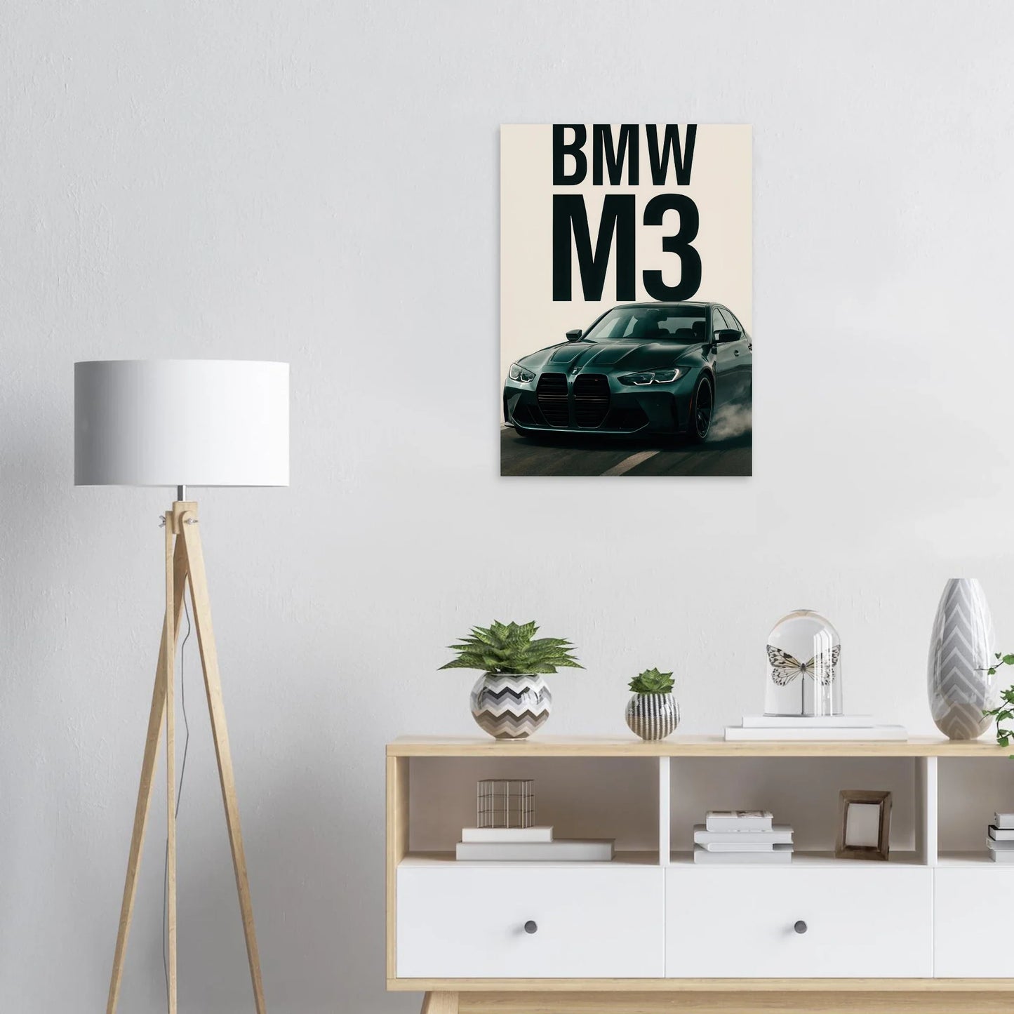 BMW M3 Performance Poster - Exklusiv Bilkonsttryck i premiumkvalitet