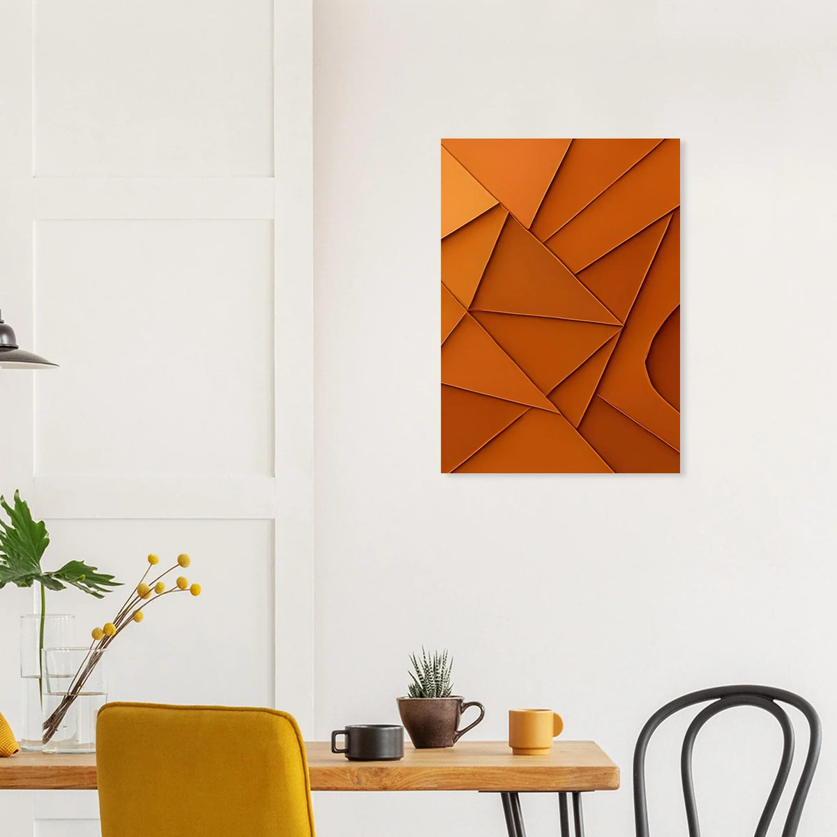 Abstrakt / Minimalistisk Terrakotta Design - Högkvalitativ Poster i Flera Storlekar