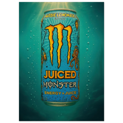 Monster AUSSIE LEMONADE Poster - Choose Your Perfect Size