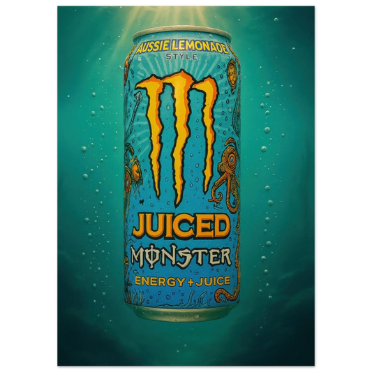 Monster AUSSIE LEMONADE Poster - Choose Your Perfect Size