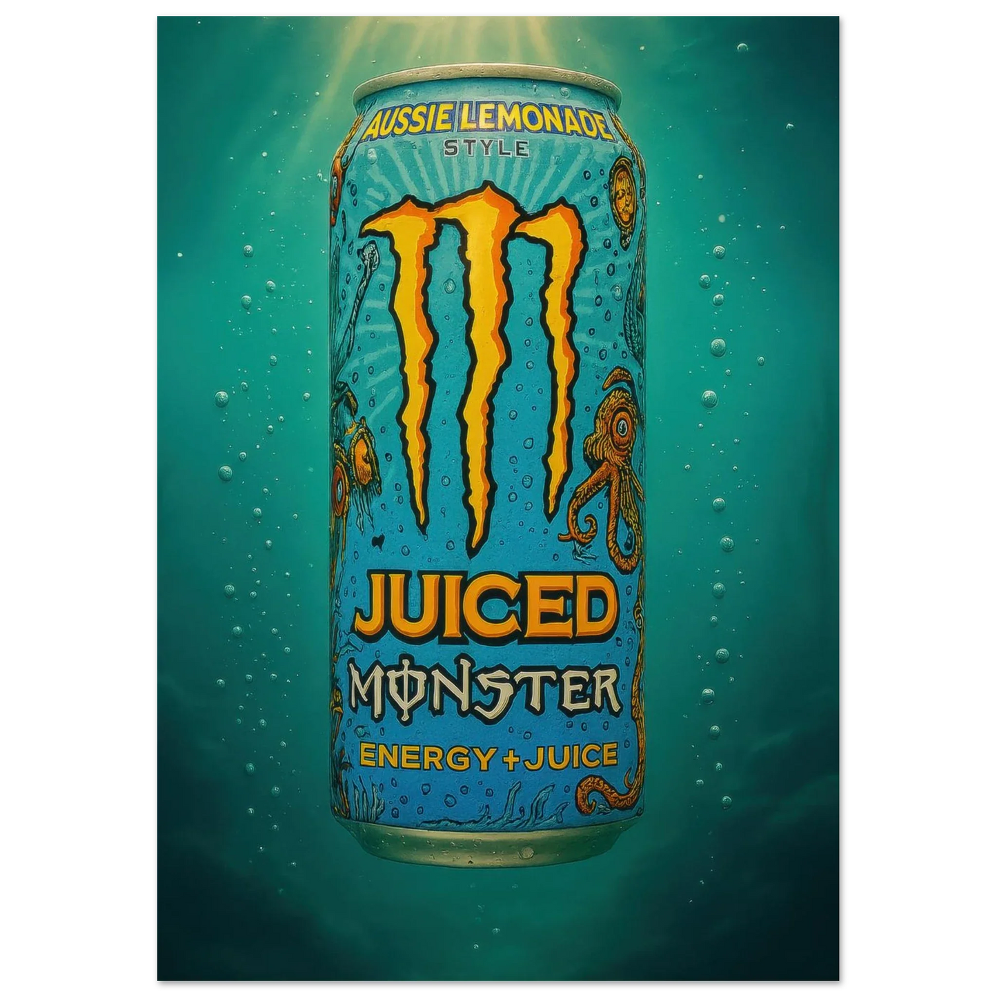 Monster AUSSIE LEMONADE Poster - Choose Your Perfect Size
