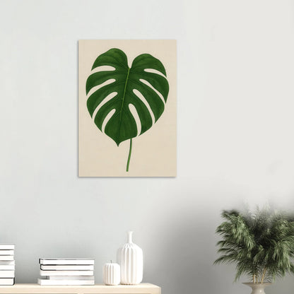 Monstera Elegans: Frukter Botanical Print - Naturens Skönhet för ditt Hem