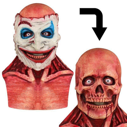 Dubbelskikts Halloween Skallemask