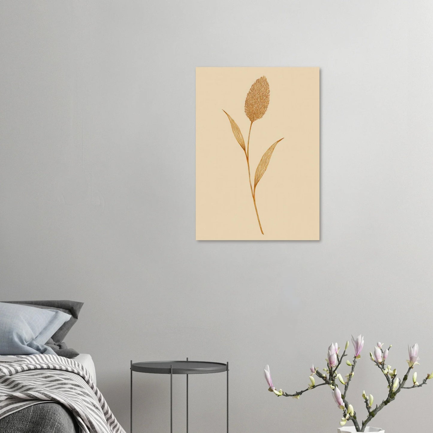 Frukter – Minimalistisk Botanisk Konsttryck i Jordnära Toner