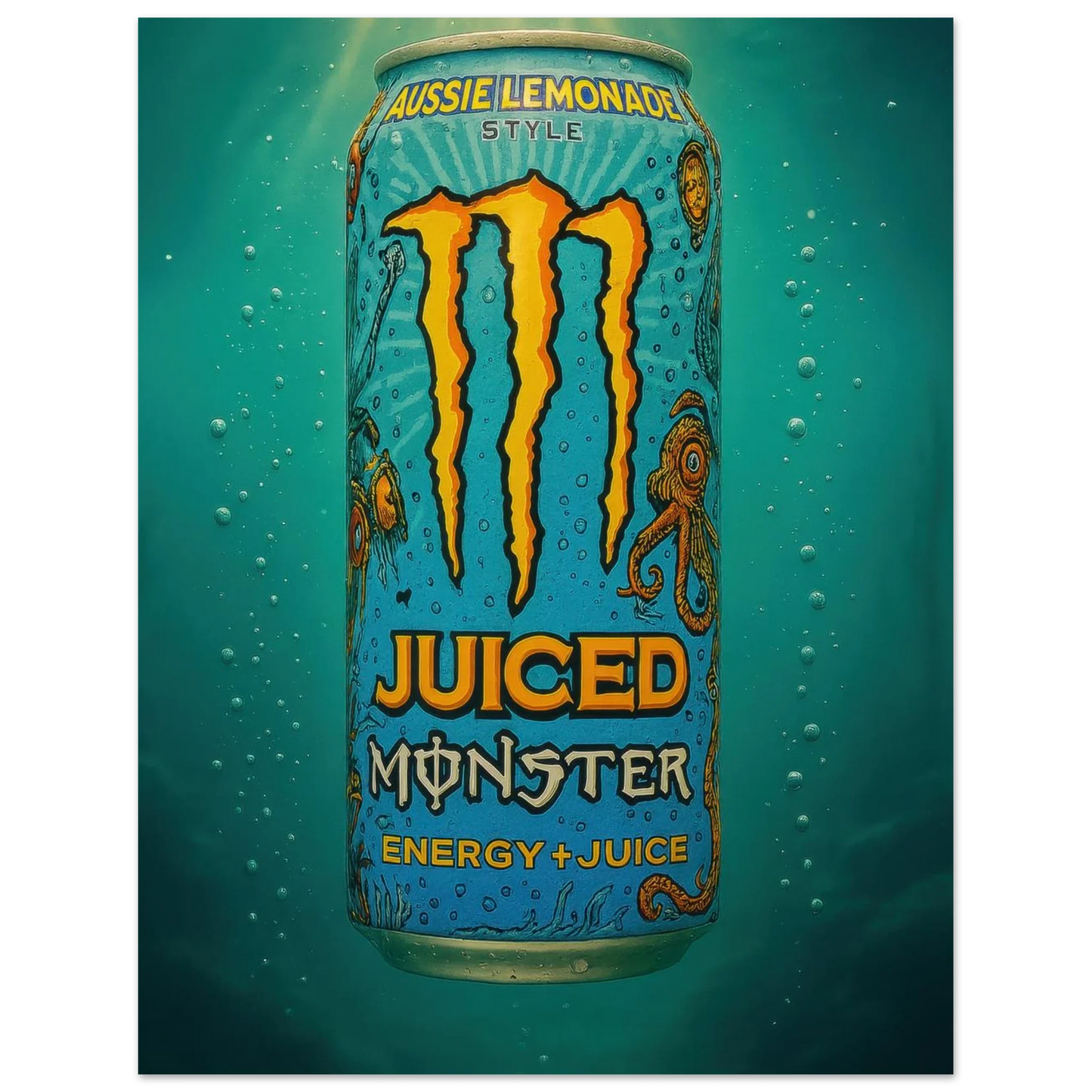 Monster AUSSIE LEMONADE Poster - Choose Your Perfect Size