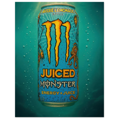 Monster AUSSIE LEMONADE Poster - Choose Your Perfect Size