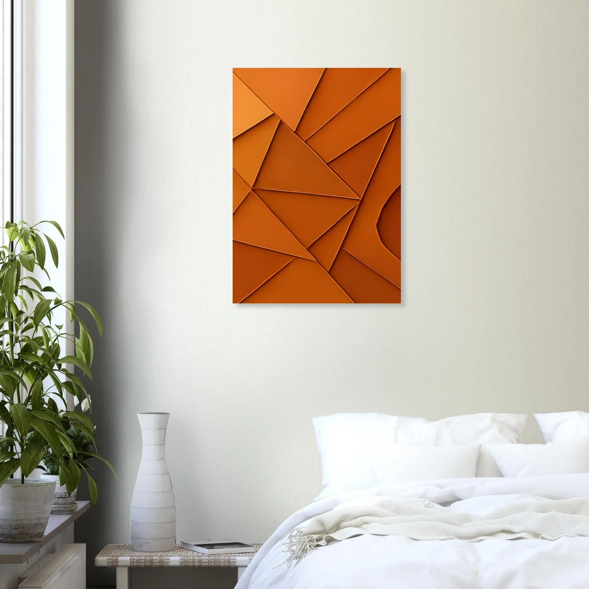 Abstrakt / Minimalistisk Terrakotta Design - Högkvalitativ Poster i Flera Storlekar