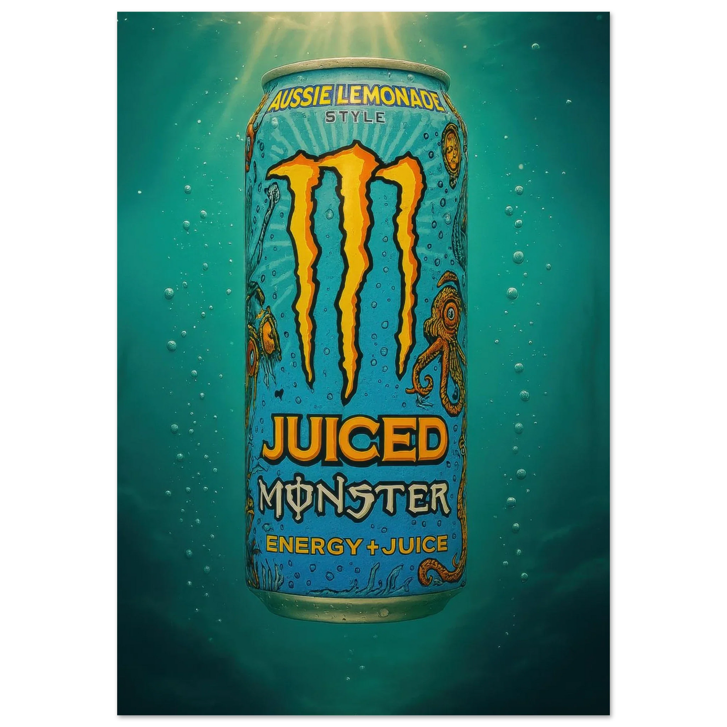 Monster AUSSIE LEMONADE Poster - Choose Your Perfect Size
