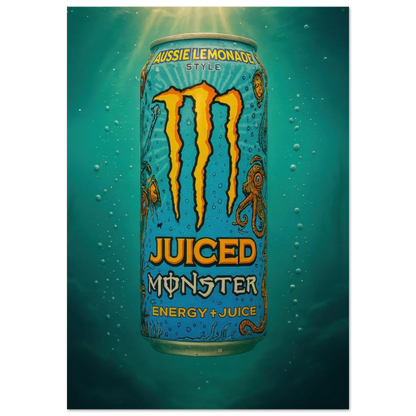 Monster AUSSIE LEMONADE Poster - Choose Your Perfect Size