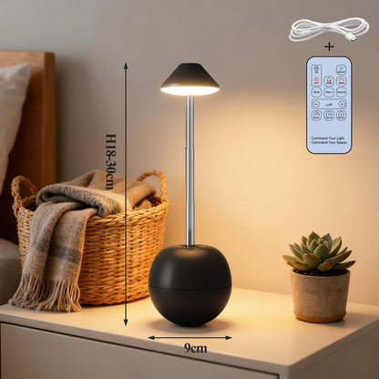 LED sängbordslampa med laddningsfunktion och fjärrkontroll