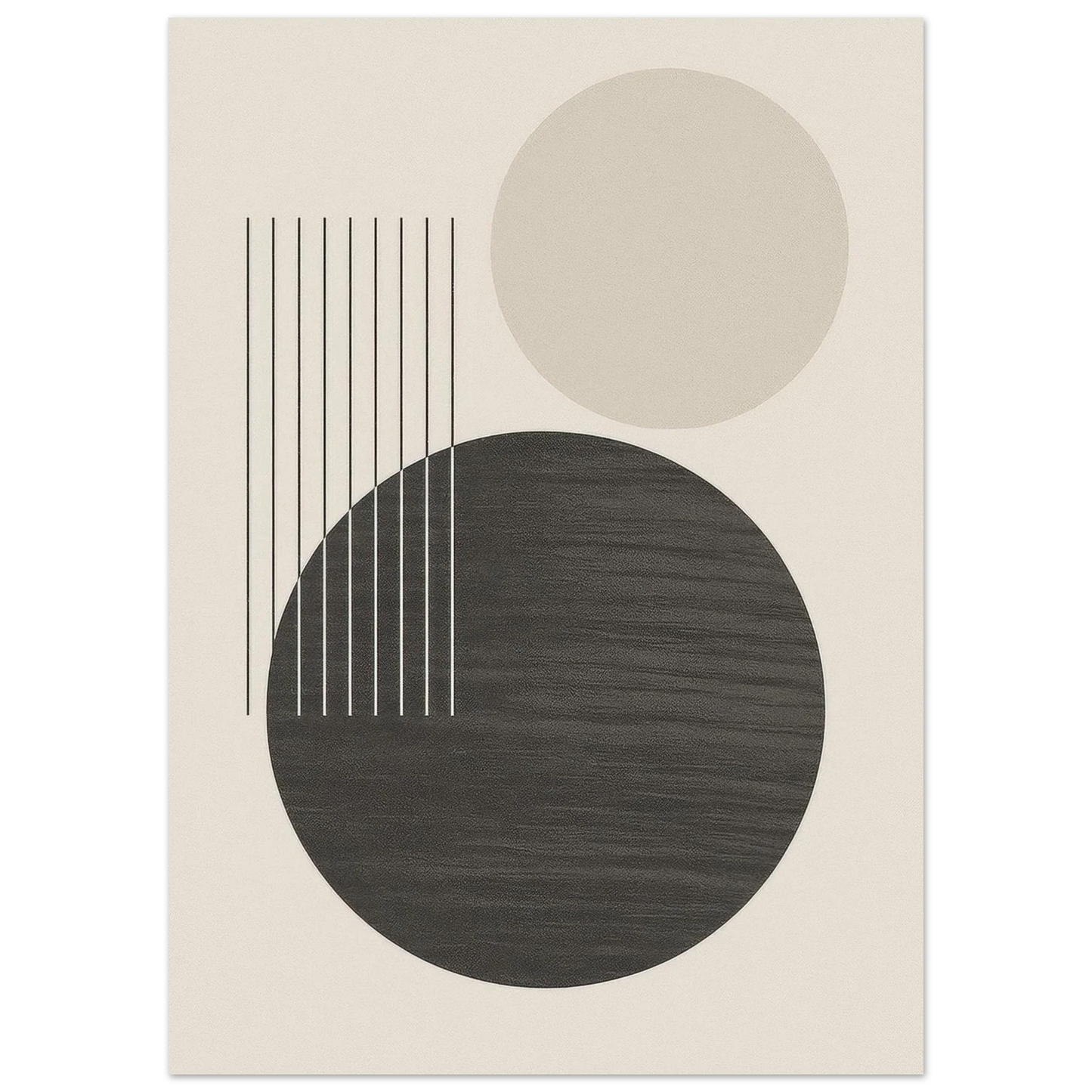 Minimalist Abstract Geometric Poster – Earthy Tones & Timeless Design for Your Space