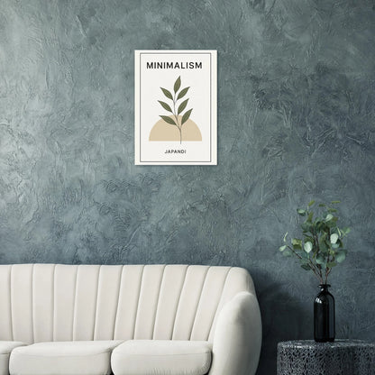 Japandi Minimalism Botanical Leaf Art Print – Elevate Your Space with Serene Design