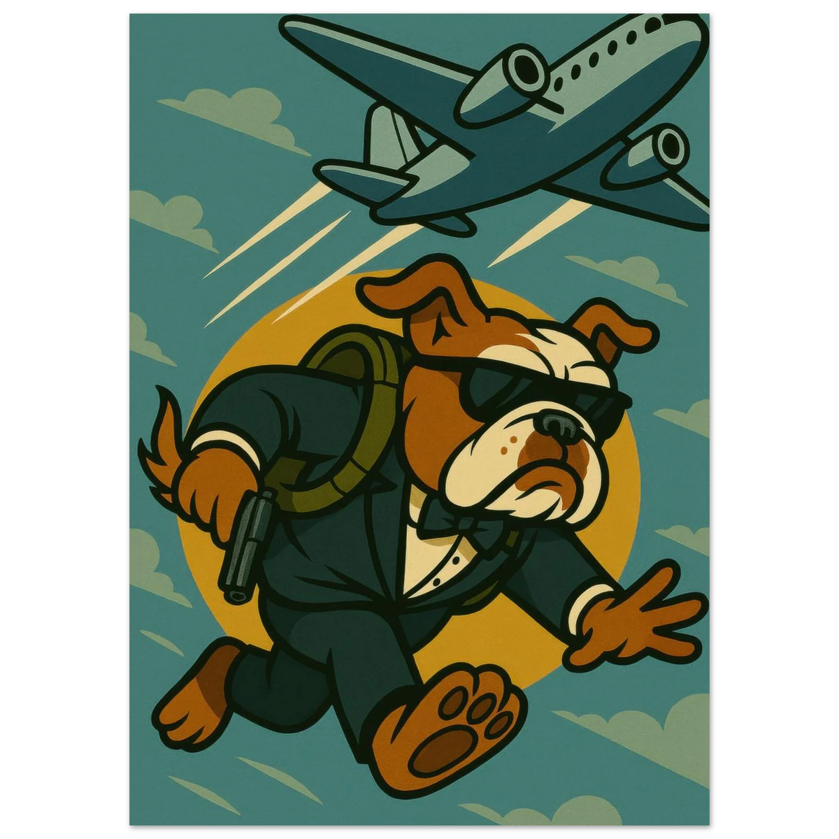 James Dog on super mission