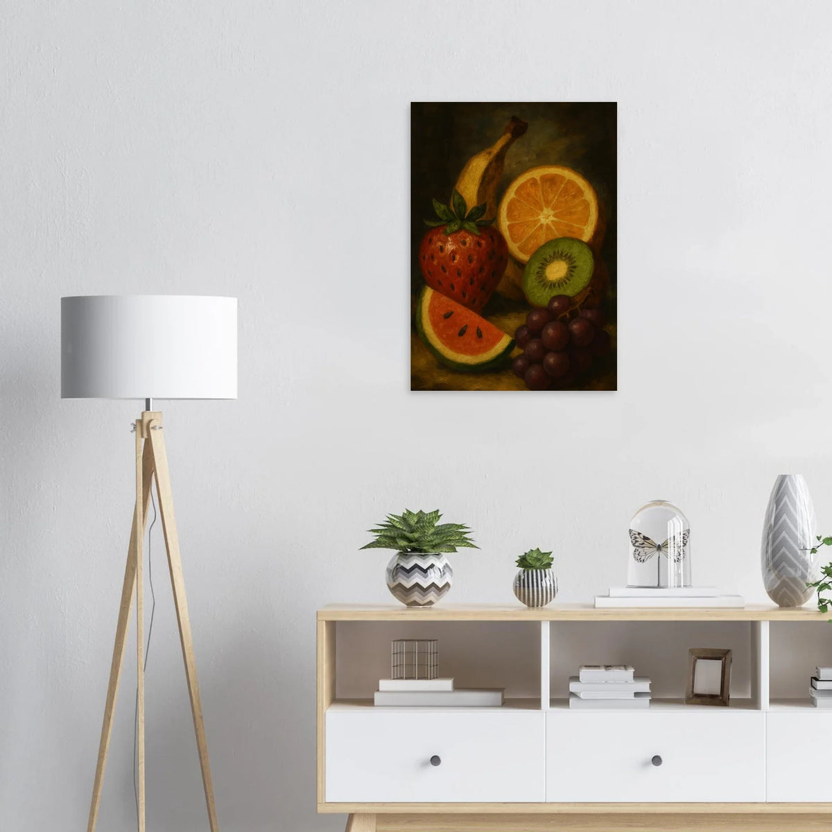 Frukter – Klassisk Fruktstilleben Konsttryck i Premium Kvalitet