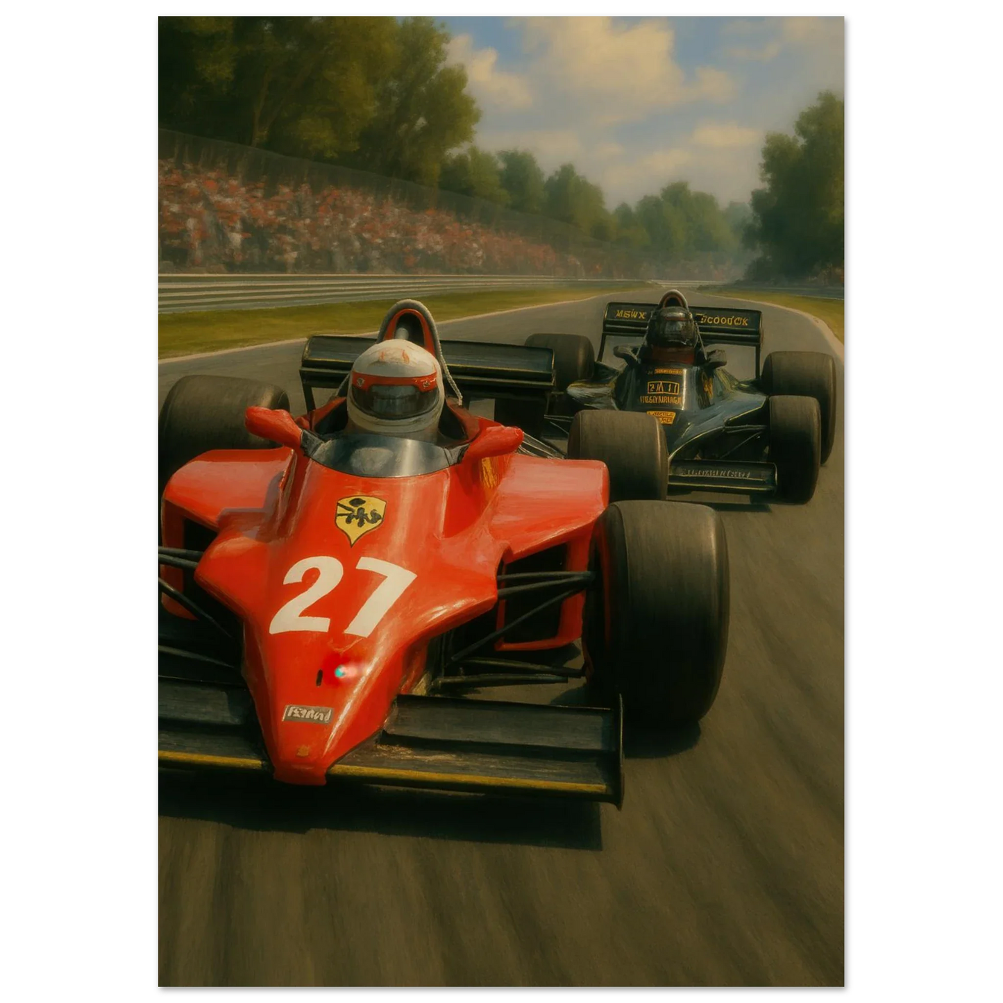 Bilar: Classic Racing Excitement – F1 Art Print