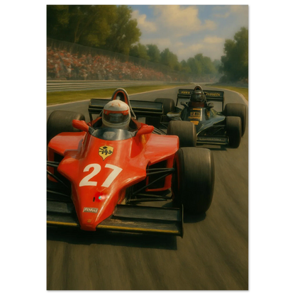 Bilar: Classic Racing Excitement – F1 Art Print