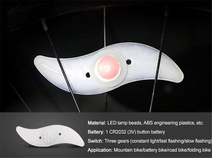 Ekerbelysning – Hot Wheel Spoke Light för Säkra och Färgstarka Cykelturer