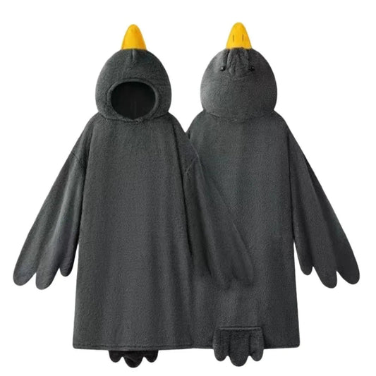 Onesie pyjamas – varm fleece onesie med gåsdesign