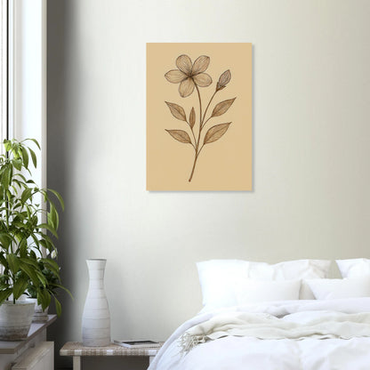 Frukter: Elegant Handritad Blommig Poster – Tidlös Konst för Ditt Hem i Flera Storlekar