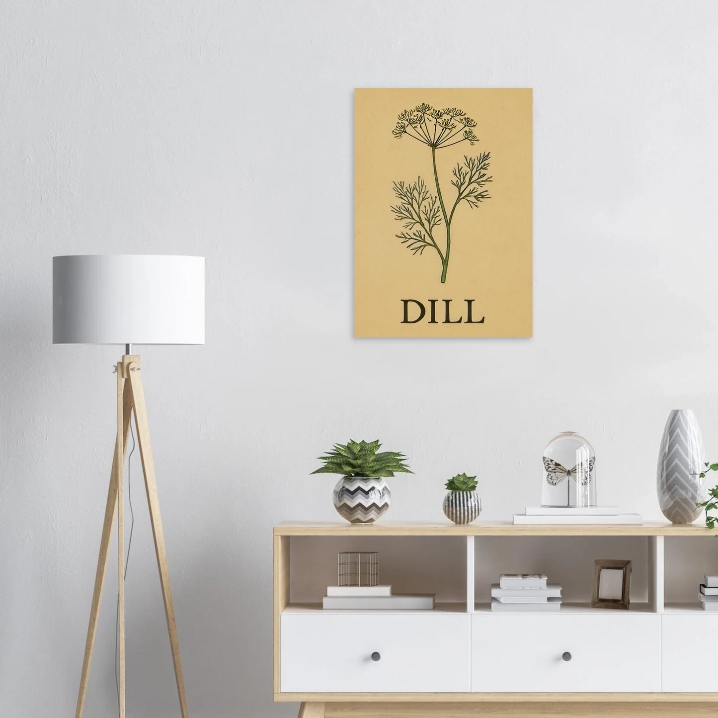 Frukter Dill Herb Botanical Print – Timeless Kitchen Wall Art on Premium Semi-Gloss Paper