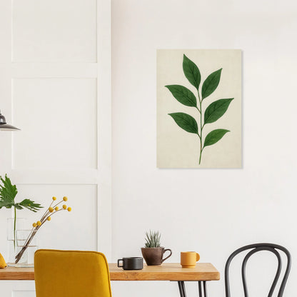 Frukter Botanisk Grönska Konsttryck – Detaljerad Bladillustration på Premiumpapper, Välj Din Storlek