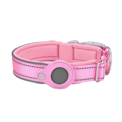 FMW™ - AirTag Hundhalsband - Smart halsband med hållare till Apple AirTag