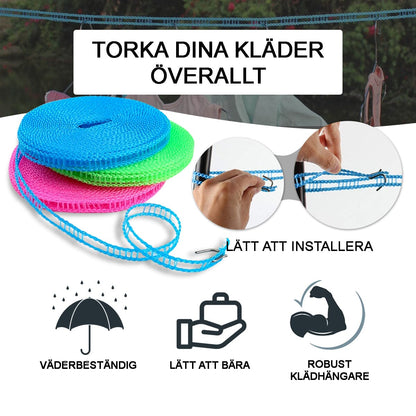 Glidskyddande tvättlina (3 st.)