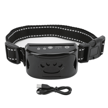 Humant anti-skall halsband för hundar