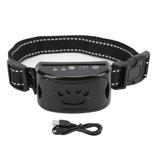 Humant anti-skall halsband för hundar