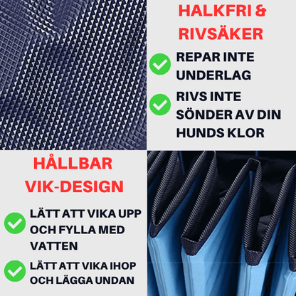 Hundpoolen Vikbar Pop-up pool