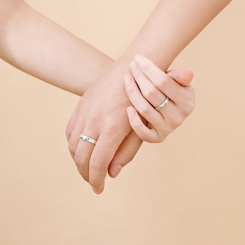 Infinity-ring Sterling Silver Parringar - Alla hjärtans dag Present