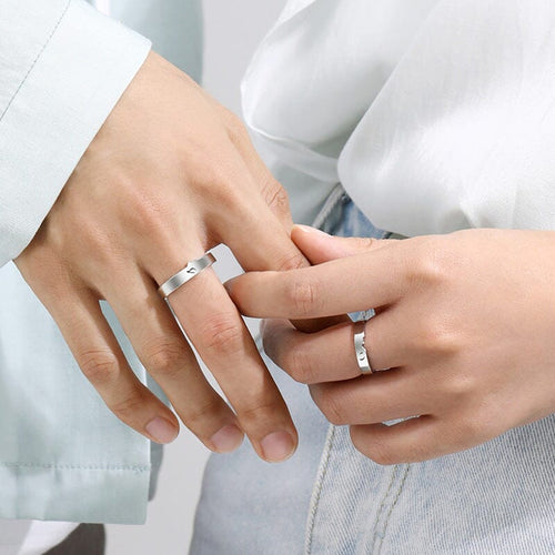 Infinity-ring Sterling Silver Parringar - Alla hjärtans dag Present