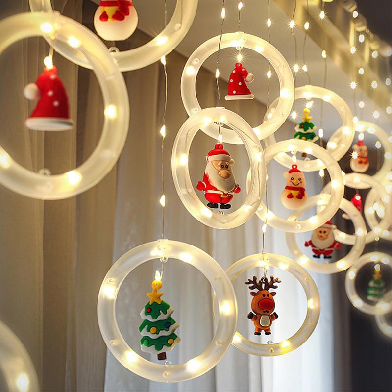 Jul LED Gardinslinga