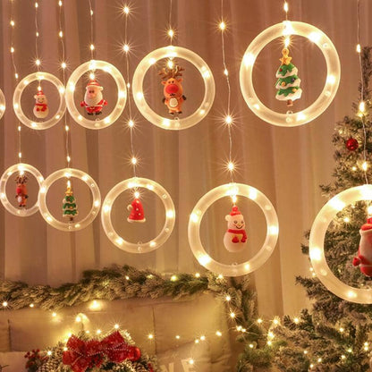 Jul LED Gardinslinga