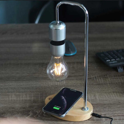 Svävande Bordslampa – LeviLamp™ Magnetisk LED-lampa med Trådlös Laddning