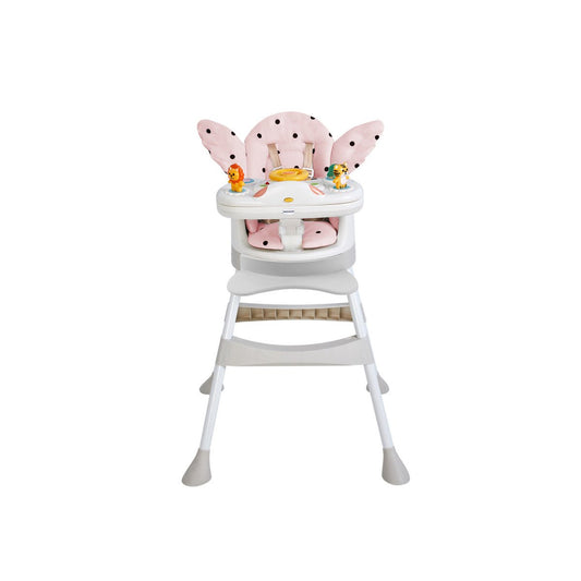 Little Angel 5-In-1 Pink Baby Activity Center High Chair-0
