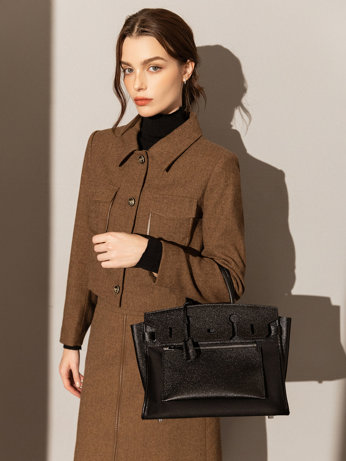 Lyon Leather Tote Bag-2