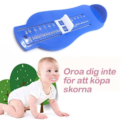 Mät barns fötter hemma