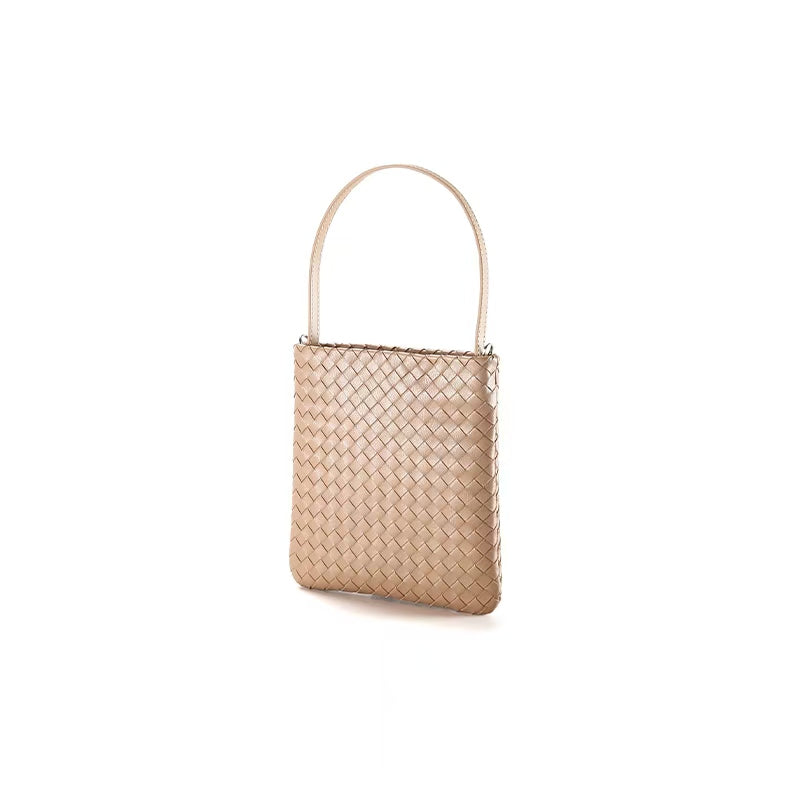 Mini Woven Lattice Tote Bag-1