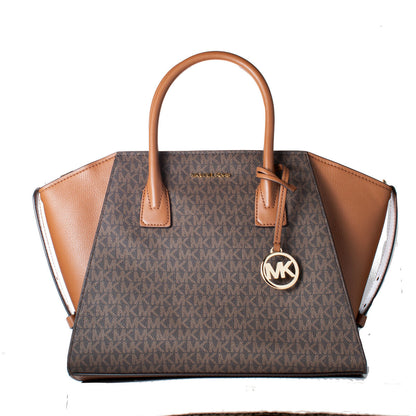 Michael Kors Handväska Avril Klassisk Amerikansk Brun