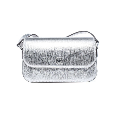 Michael Kors Handväska 35f4stvc1m Struktur Sofistikerad Silver