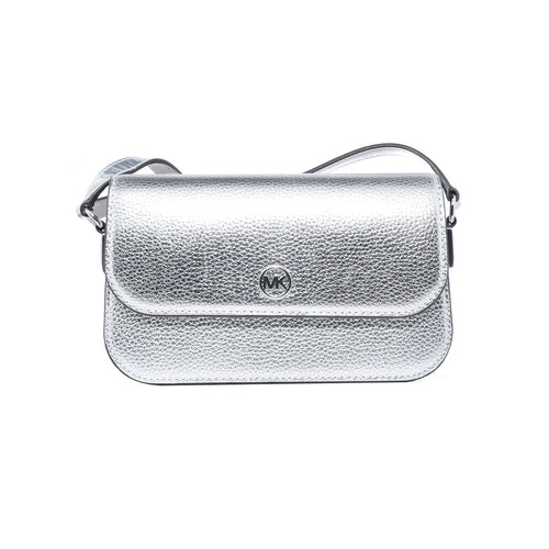 Michael Kors Handväska 35f4stvc1m Struktur Sofistikerad Silver