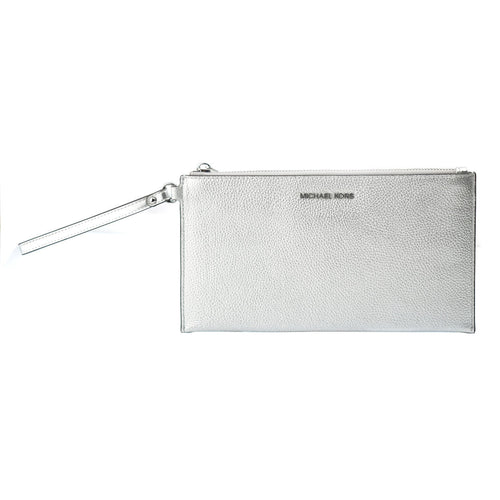 Michael Kors Handväska 35f4stvw3l Grasilvrig Struktur Silver