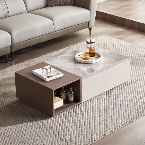 Modern Grey Coffee Table & Side Table Set-0